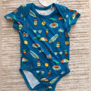 Little sleepies play surfs up onsie 6-12 mo
